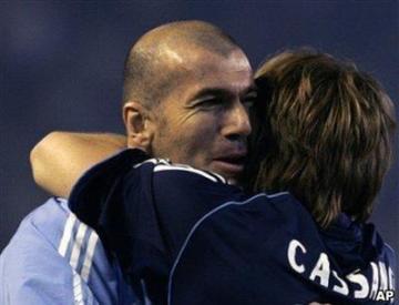 Cassano et Zidane